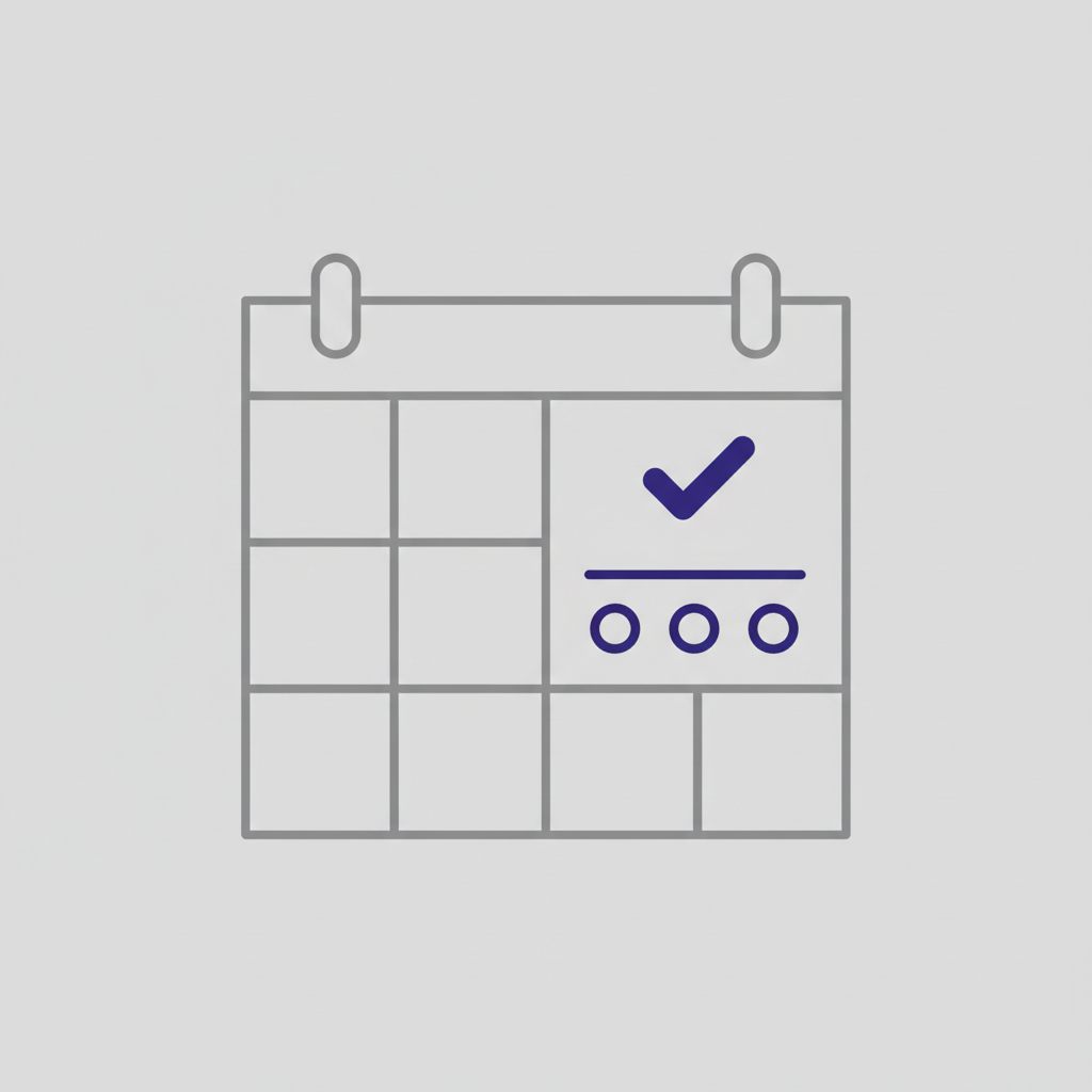 Same-day calendar