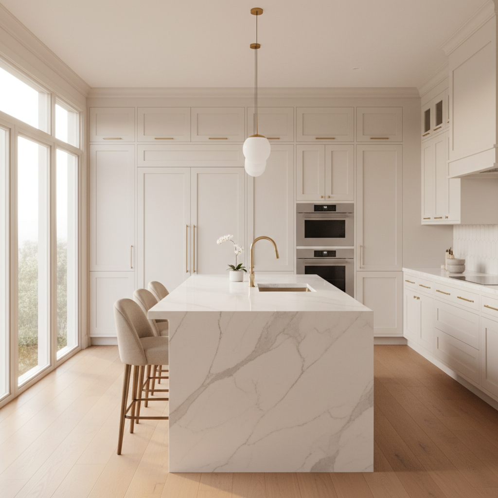 Luxury kitchen with Viking-style range